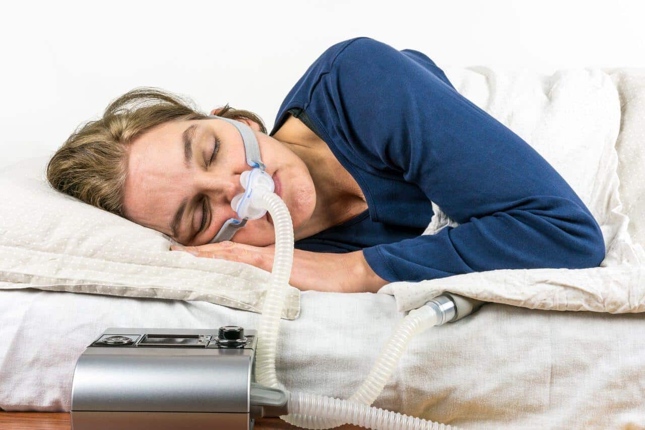 CPAP machine for sleep apnea treatment